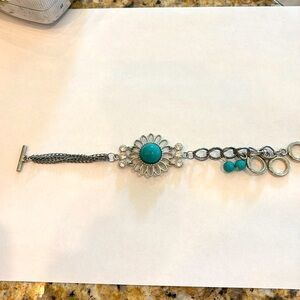 Faux turquoise bracelet